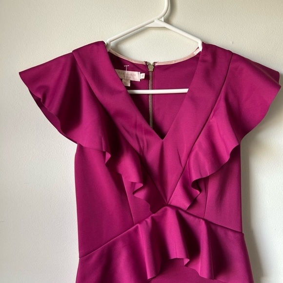 Ted Baker London Alair Ruffle  Peplum Bodycon Dress - Picture 2 of 4